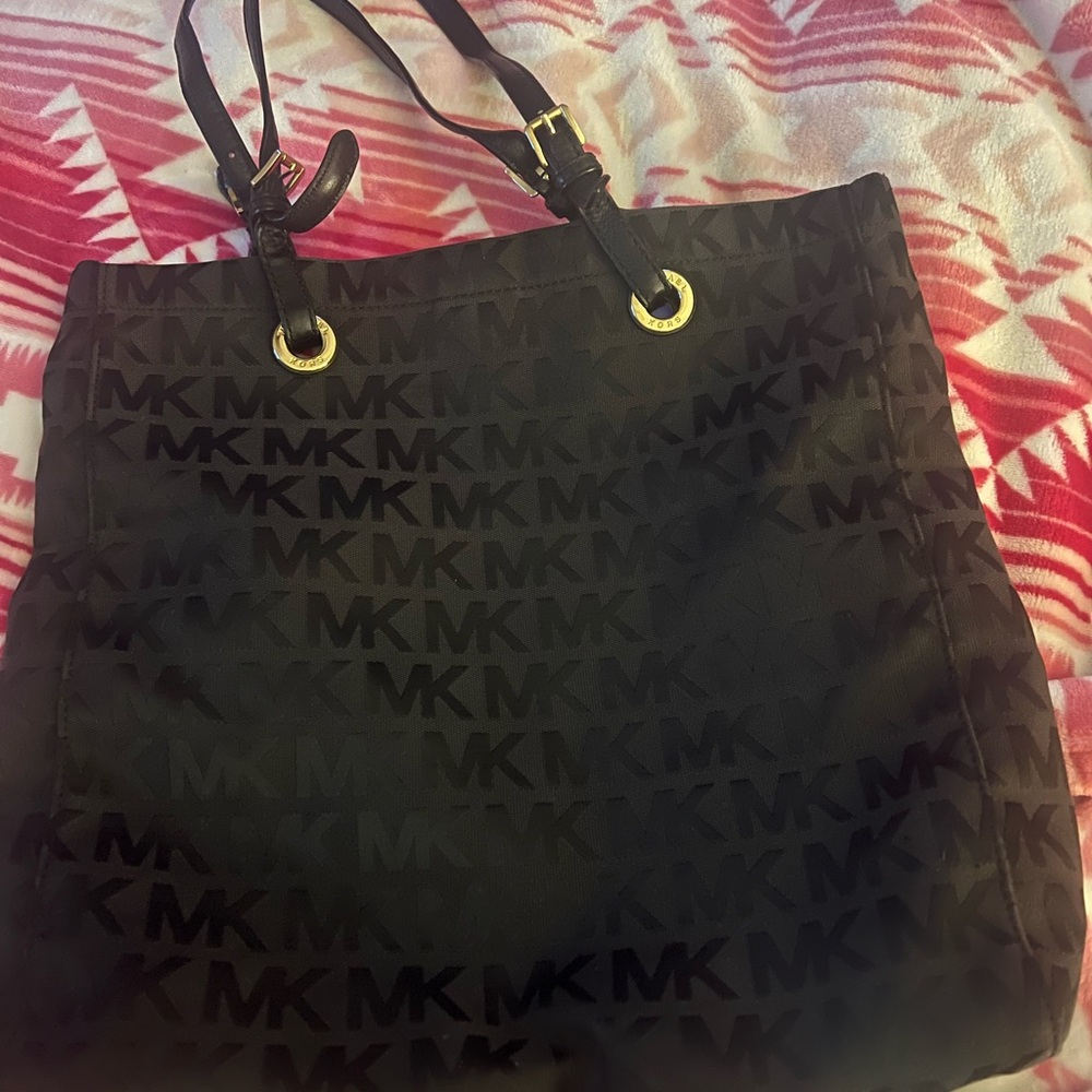 Michael Kors Black Monogram Tote